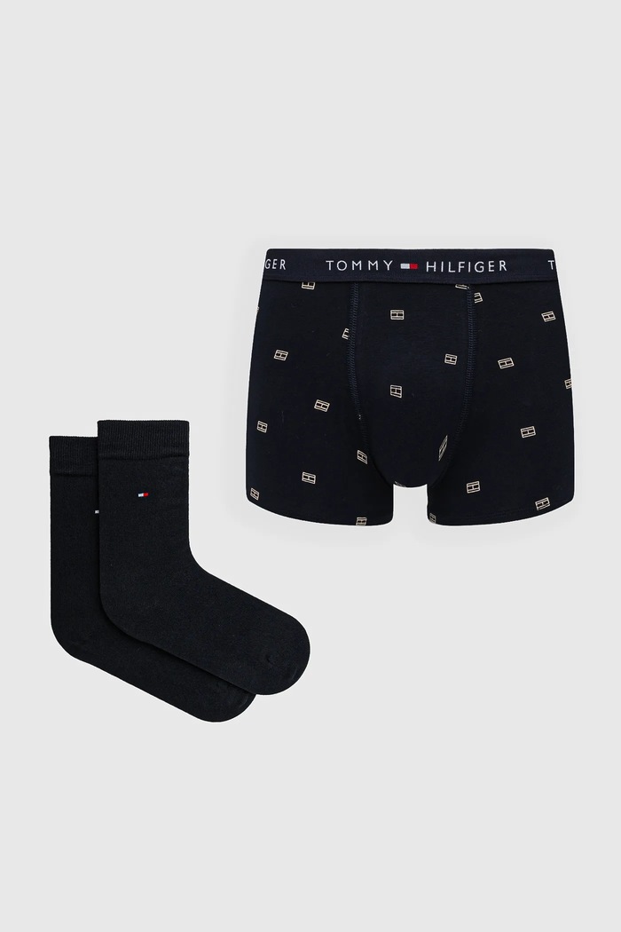 Боксерки и чорапи Tommy Hilfiger прилепнали боксерки тъмносин UB0UB00568.9BYH