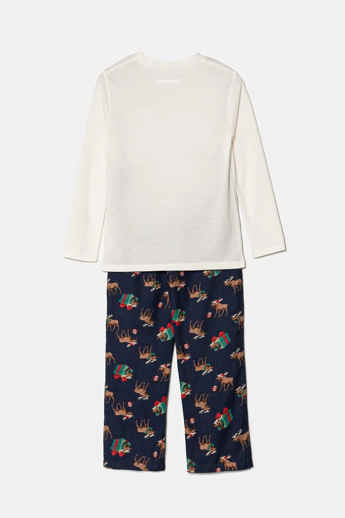 Abercrombie & Fitch piżama KI213.4021 beżowy AW24