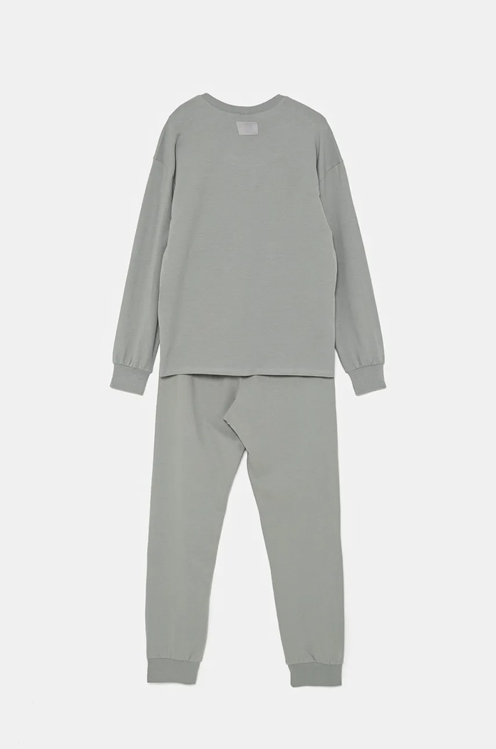 Детска пижама United Colors of Benetton 3DKE0P06Y.G.Seasonal сив AW24