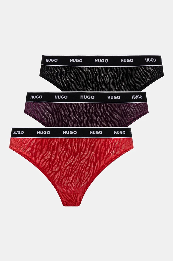 HUGO chiloti 3-pack figi multicolor 50523826