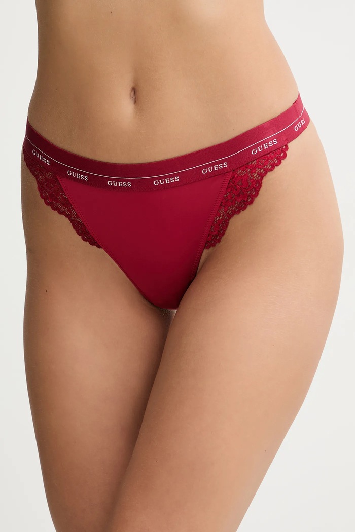 Guess chiloți full brief pentru femei JANE rosu O4YE00.PZ01C