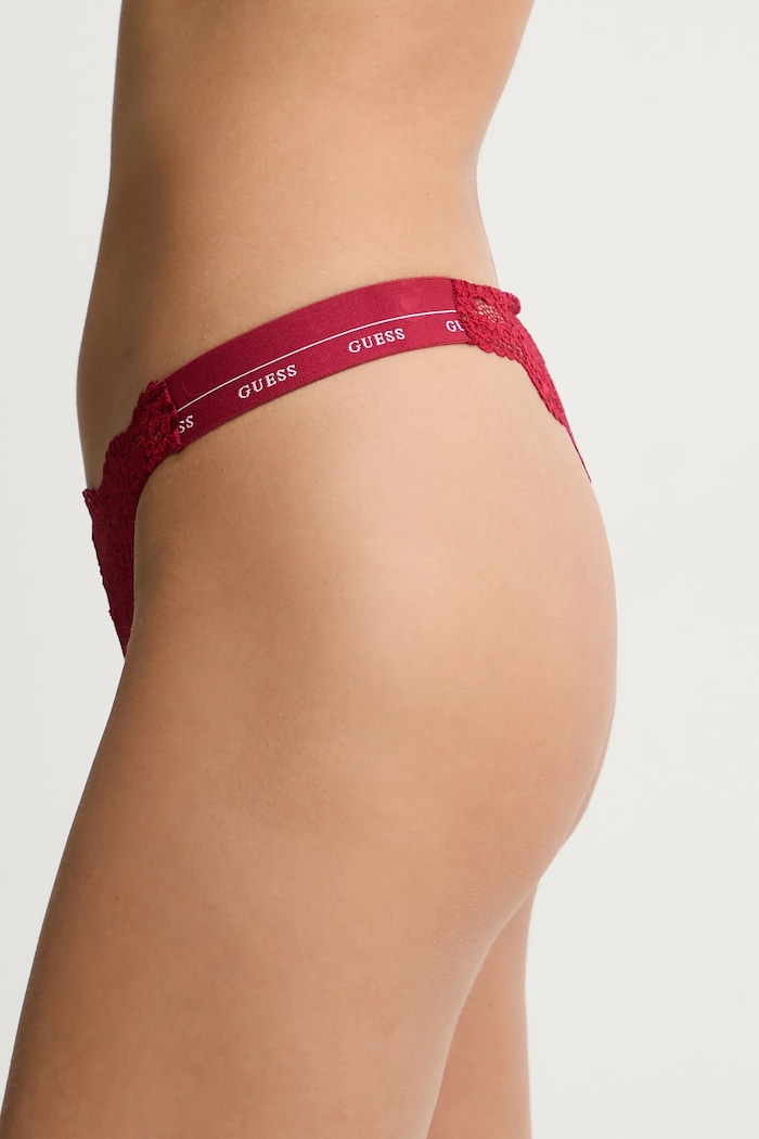 Îmbrăcăminte Guess chiloți g-string pentru femei JANE O4YE01.PZ01C rosu