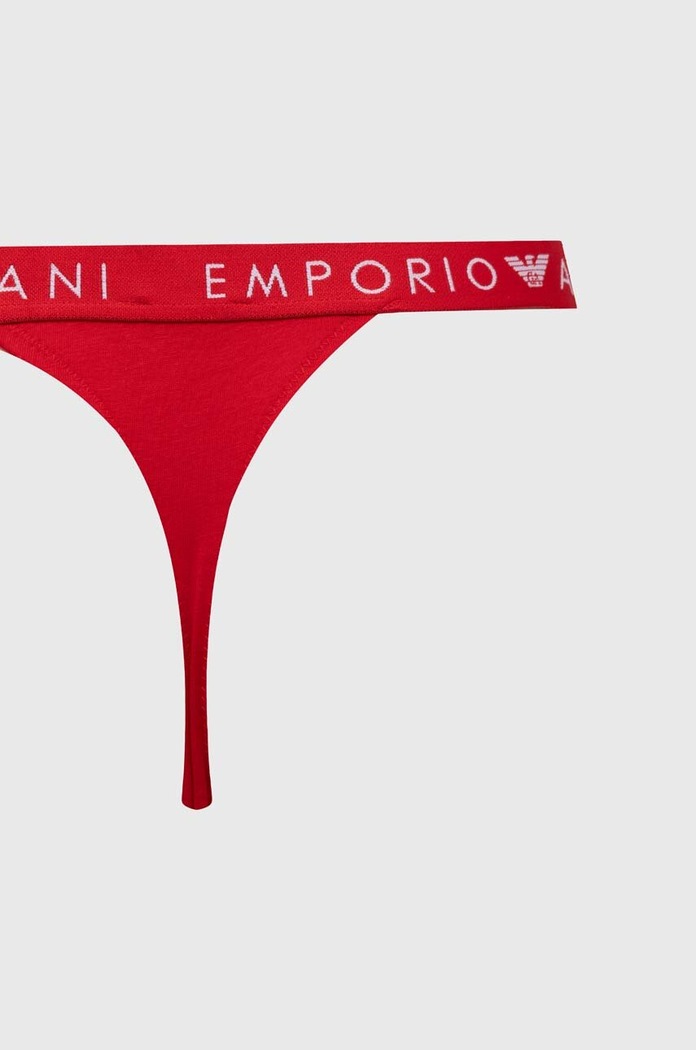 Odzież Emporio Armani Underwear stringi 2-pack 164522.4F227 czerwony