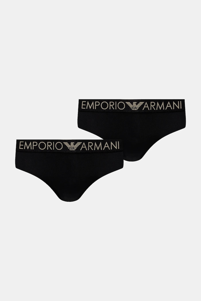 Kalhotky Emporio Armani Underwear 2-pack potisk černá 163334.4F235