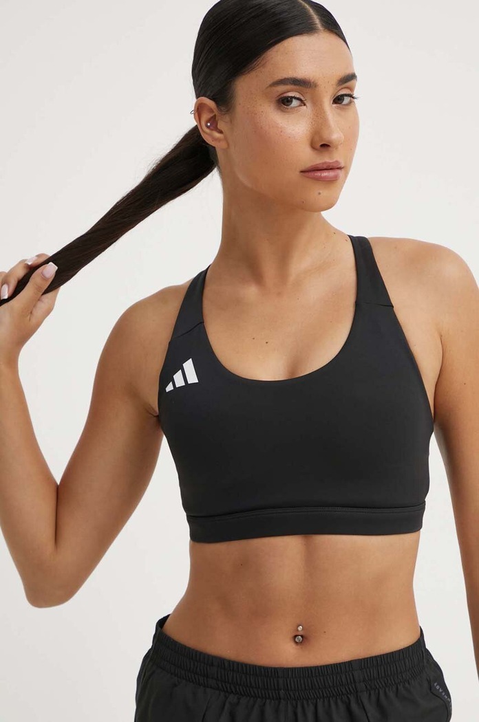 Sportovní podprsenka adidas Performance Adizero Essentials jemně vyztužené černá IT6708