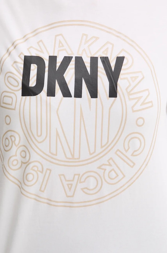 Горнище на пижама с дълги ръкави Dkny бял YI20021