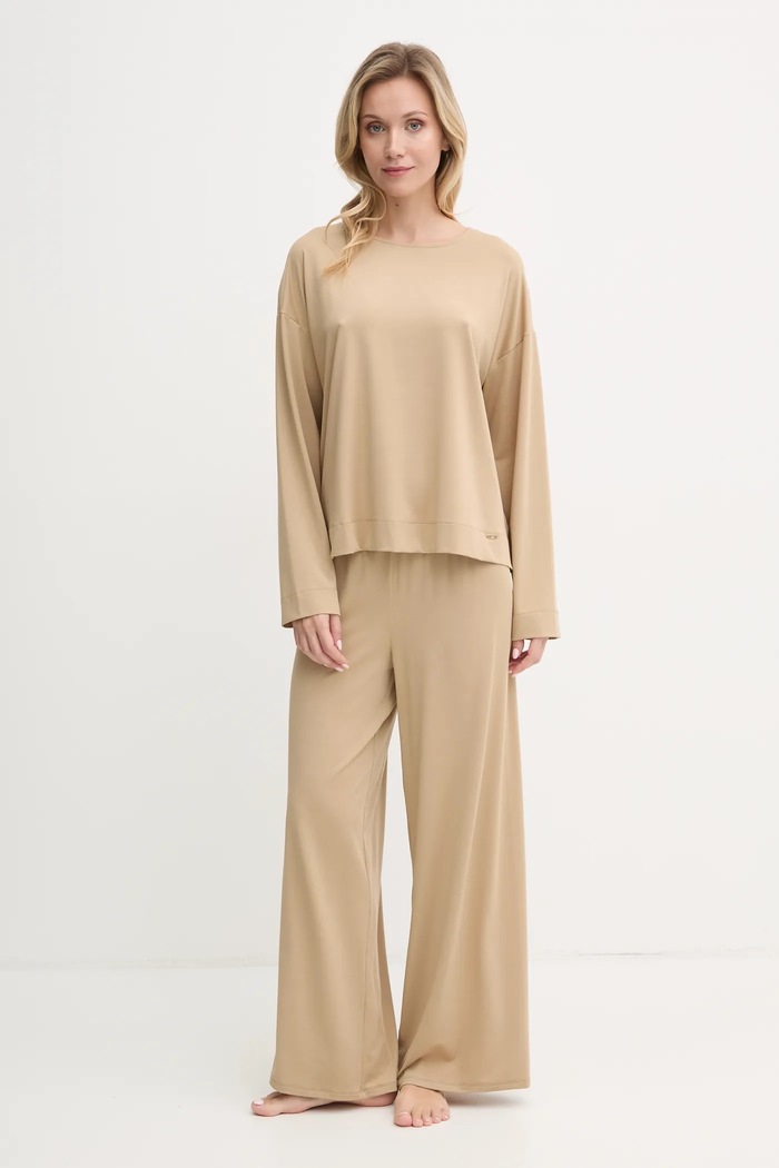 Μακρυμάνικο United Colors of Benetton 3NYW3M06W μπεζ AW24