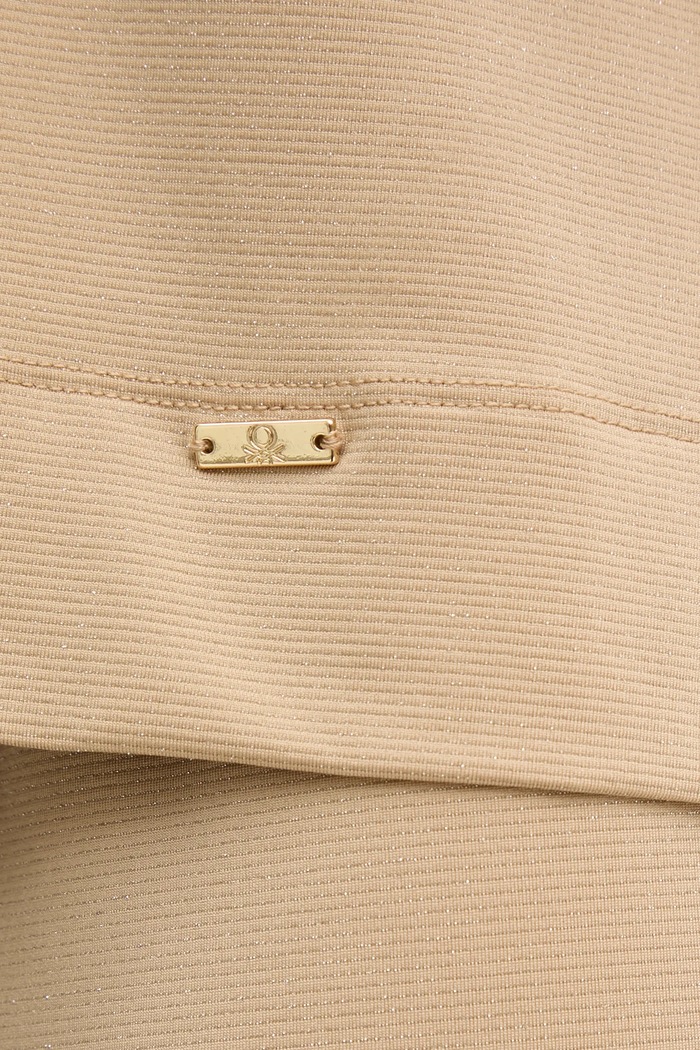 Μακρυμάνικο United Colors of Benetton 3NYW3M06W μπεζ