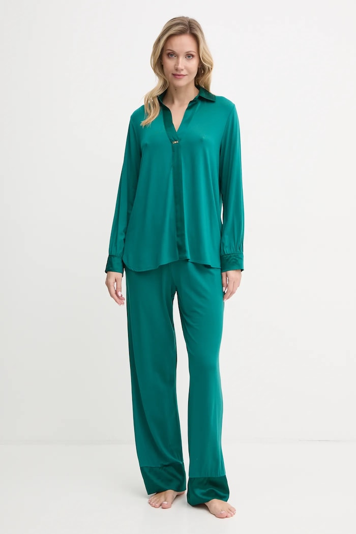 United Colors of Benetton bluza de pijama 3ZEW3M007 turcoaz NC24