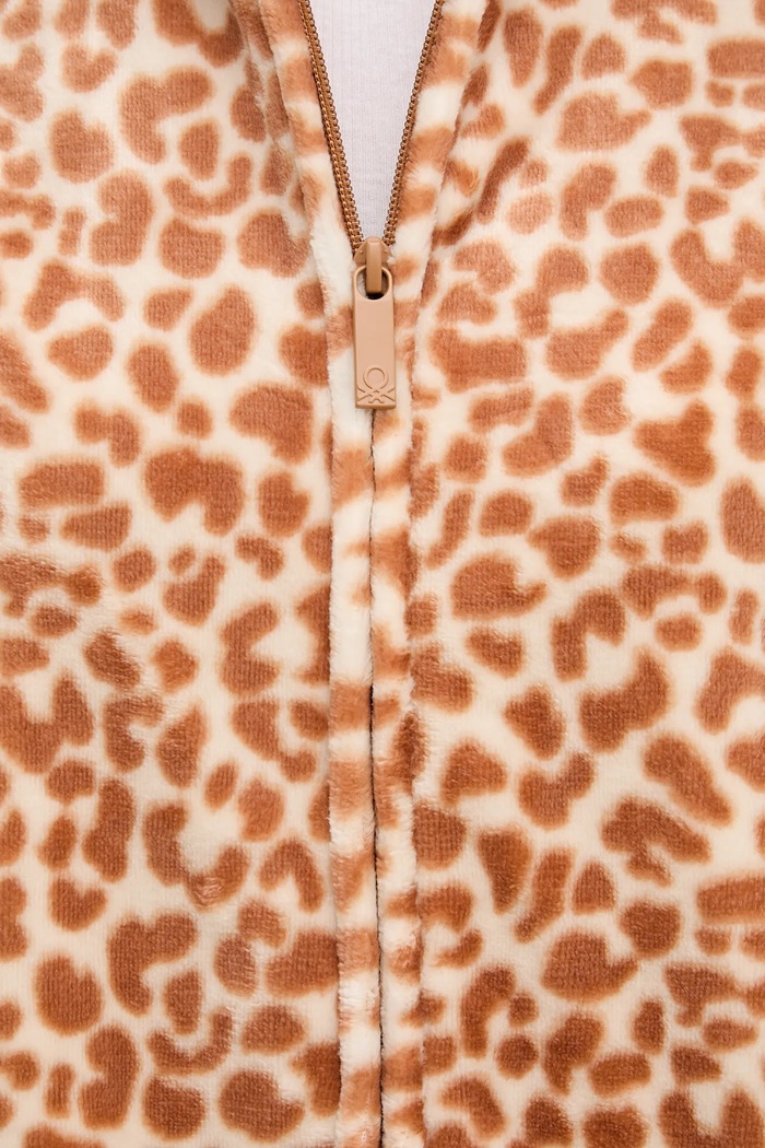 Kućni ogrtač United Colors of Benetton 6FK81800P smeđa