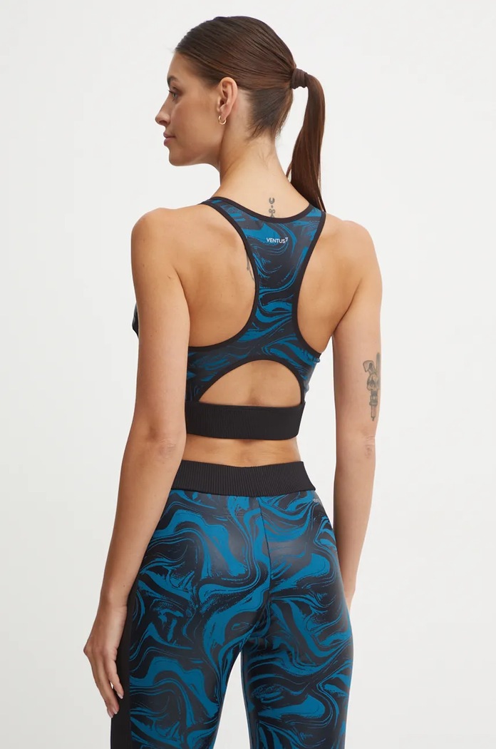 Oblečenie Športová podprsenka EA7 Emporio Armani TJVXZ.6DTH55.2505 modrá