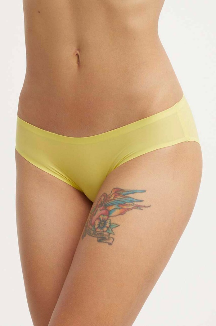Chantelle figi damskie dzianina żółty C26430