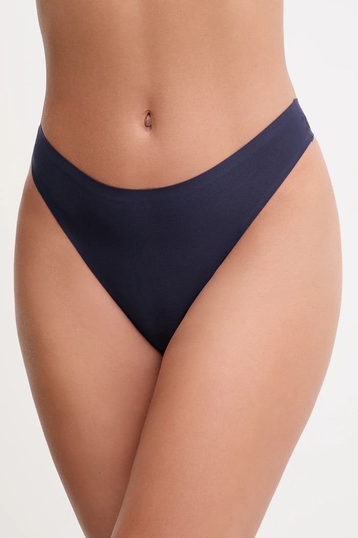 Chantelle stringi damskie dzianina granatowy C26490