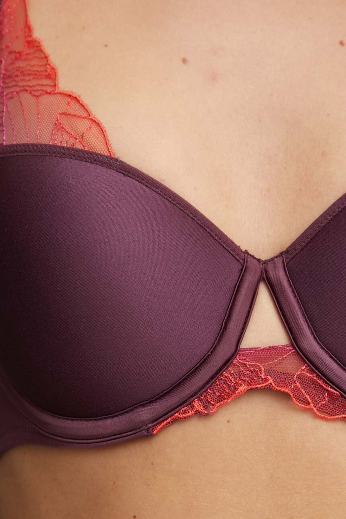 Grudnjak Chantelle C22DN6 bordo