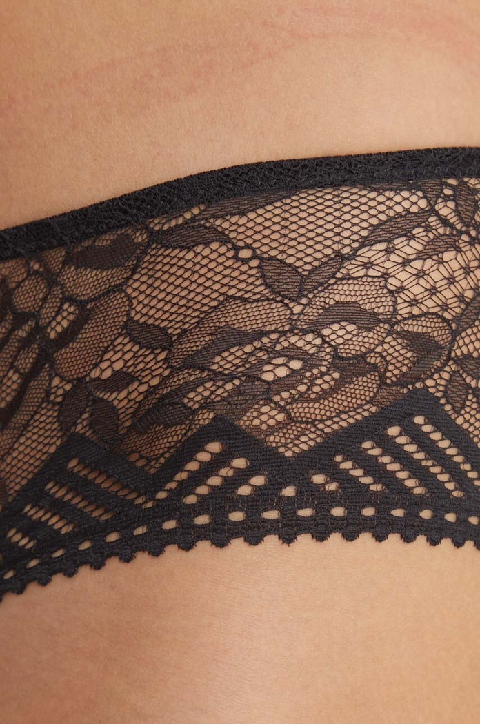 Chantelle κιλότα γυναικεία δαντέλα μαύρο C13XB0