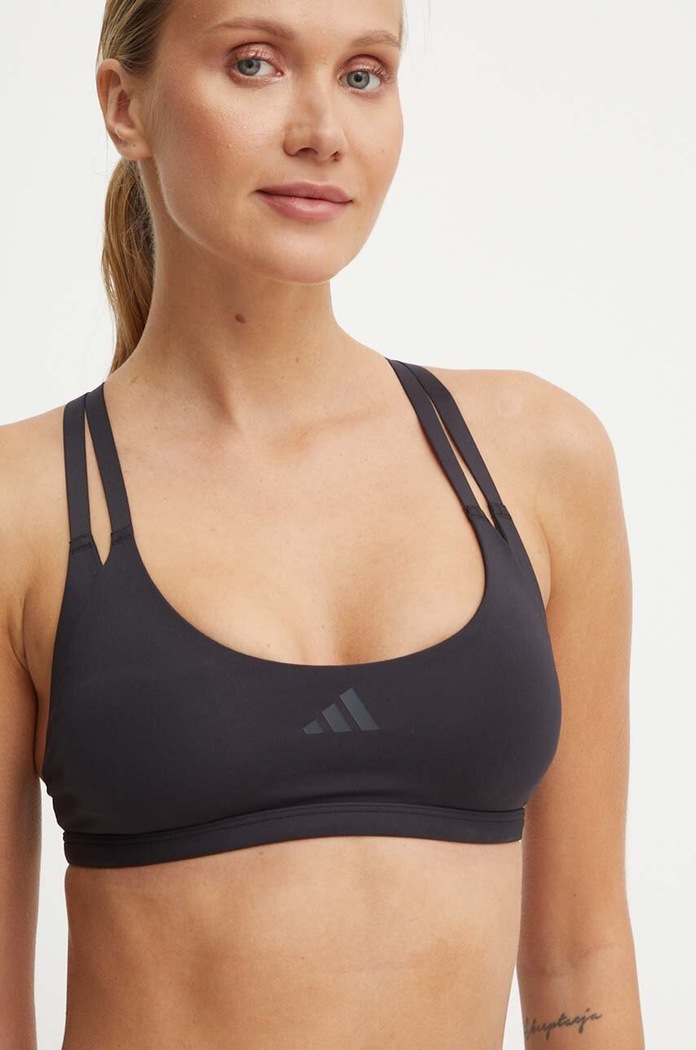 Sportovní podprsenka adidas Performance Strength černá IW8670