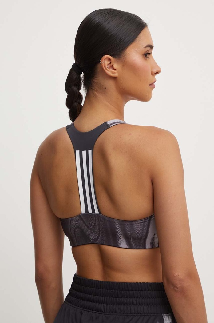 Oblečení Sportovní podprsenka adidas Performance Powerimpact IW9961 šedá