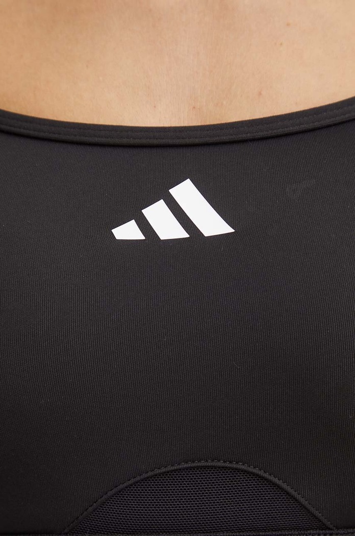 adidas Performance biustonosz sportowy Aeroreact czarny JF3344