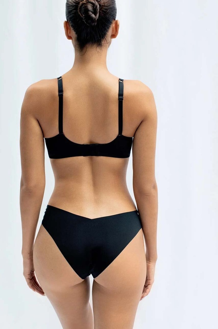 Braletka SECOND SKIN BRALETTE PUSH UP GOD SAVE QUEENS GSQ.135.111 czarny