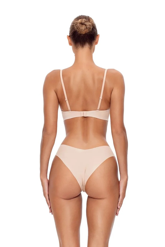 Oblačila Modrček GOD SAVE QUEENS SECOND SKIN BRA WIRE-FREE GSQ.135.114 bež