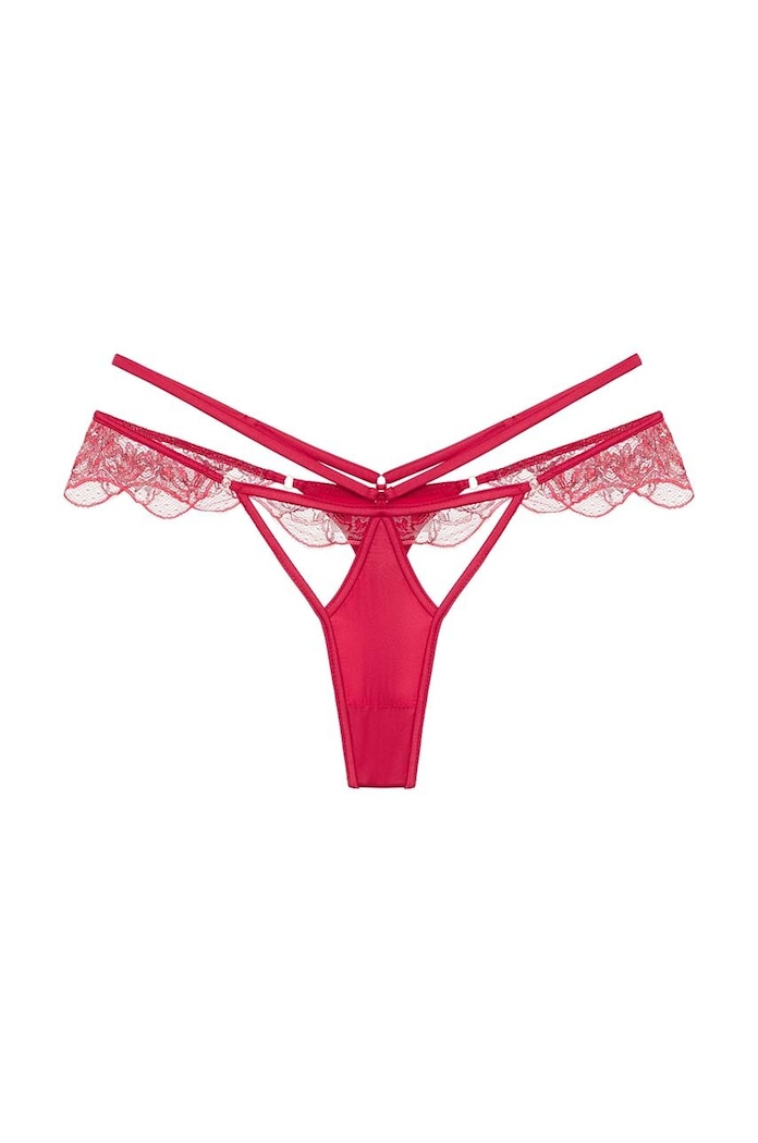 Ruházat GOD SAVE QUEENS tanga SCARLETT THONG GSQ.54.122 piros