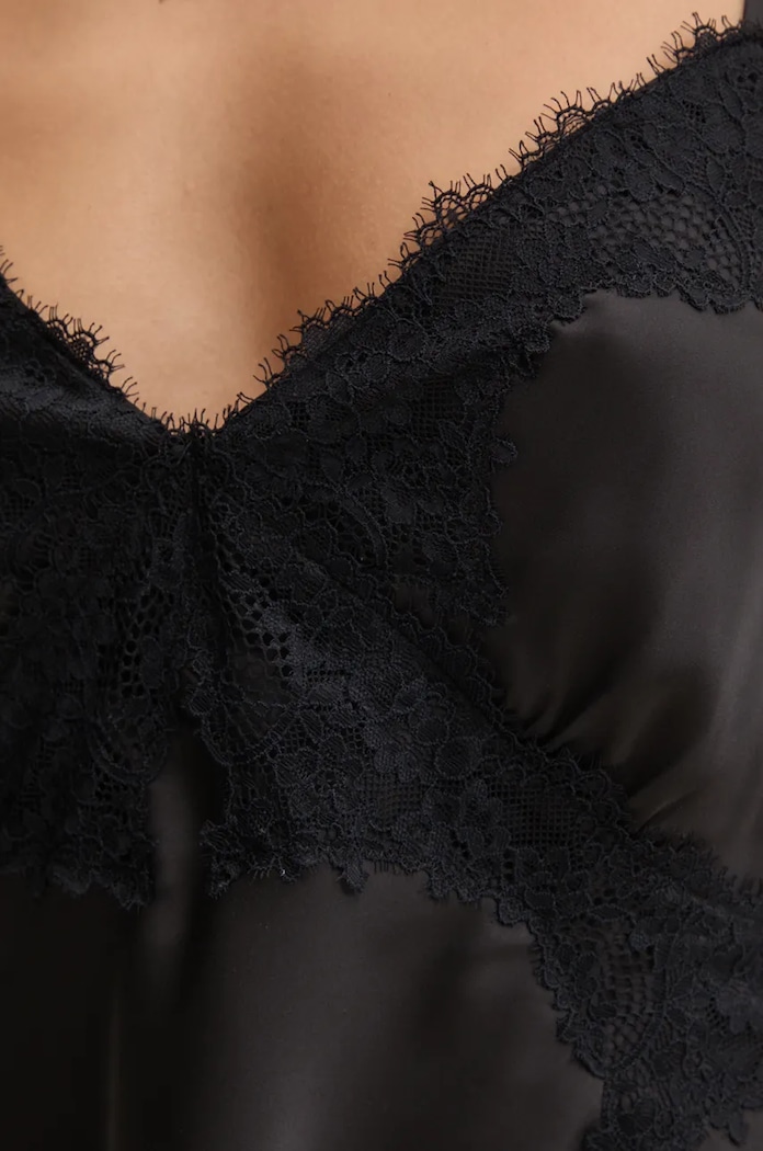 Abercrombie & Fitch top piżamowy KI146.4047.900 czarny