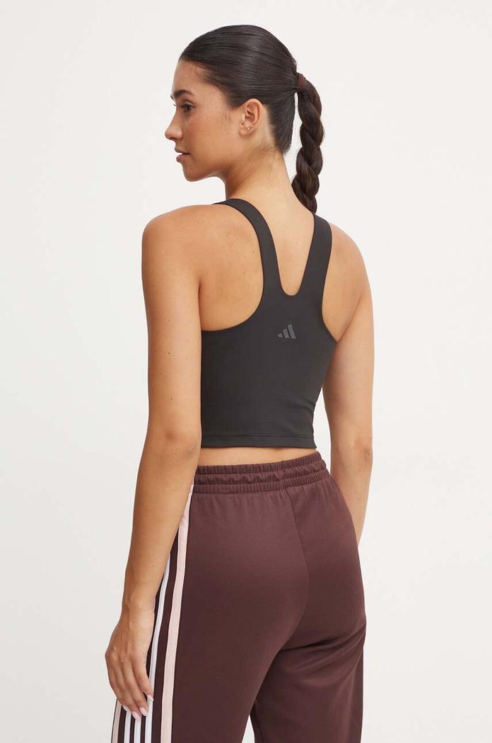 Odzież adidas Performance top do jogi All Me IT2726 czarny