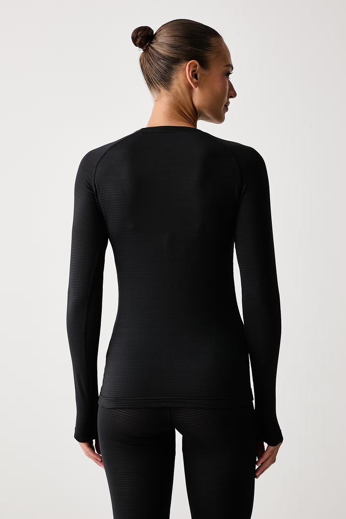 Odzież Jack Wolfskin Longsleeve funkcyjny damski Infinite Warm A60319 czarny