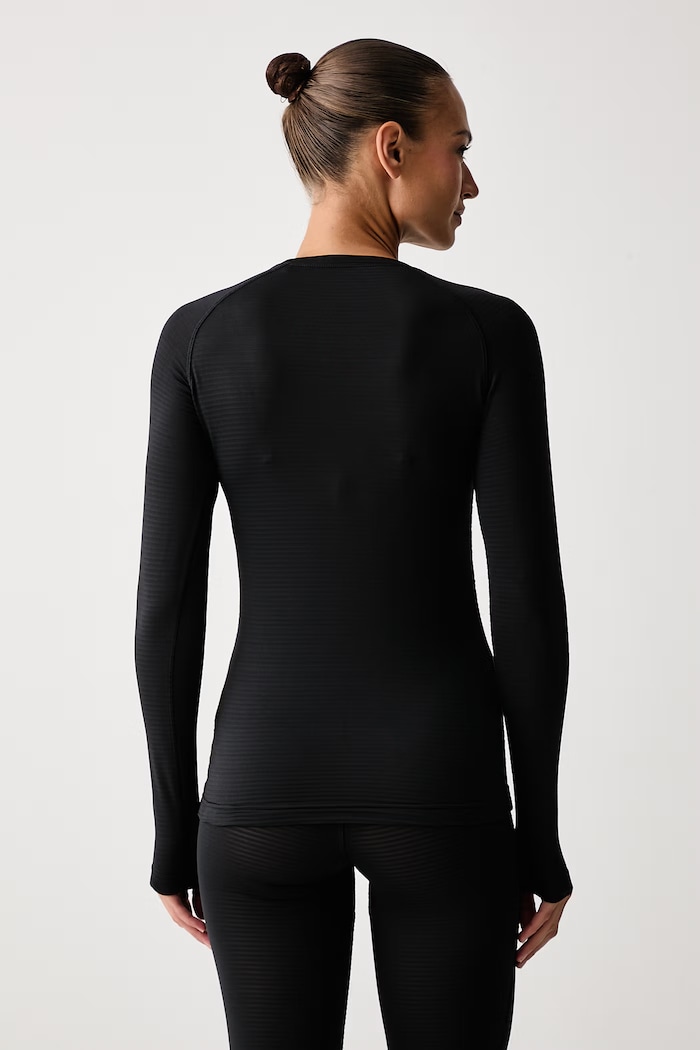 Odzież Jack Wolfskin Longsleeve funkcyjny damski Infinite Warm A60319 czarny