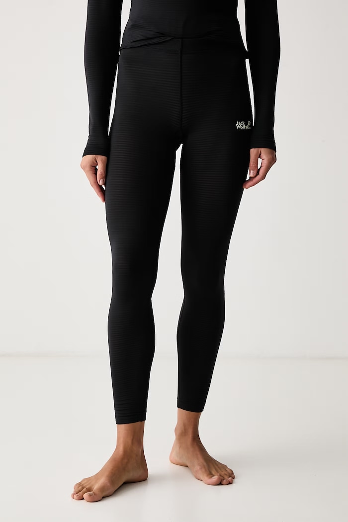 Jack Wolfskin Legginsy funkcyjne damskie Infinite Warm czarny A60325