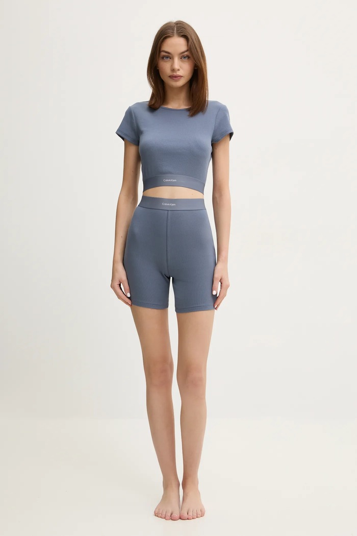 Calvin Klein Underwear szorty lounge 000QS7216E niebieski SS25