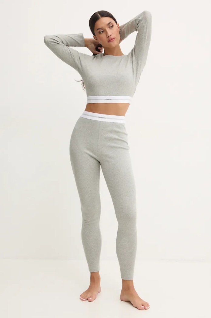 Calvin Klein Underwear legginsy lounge 000QS7220E szary AW25