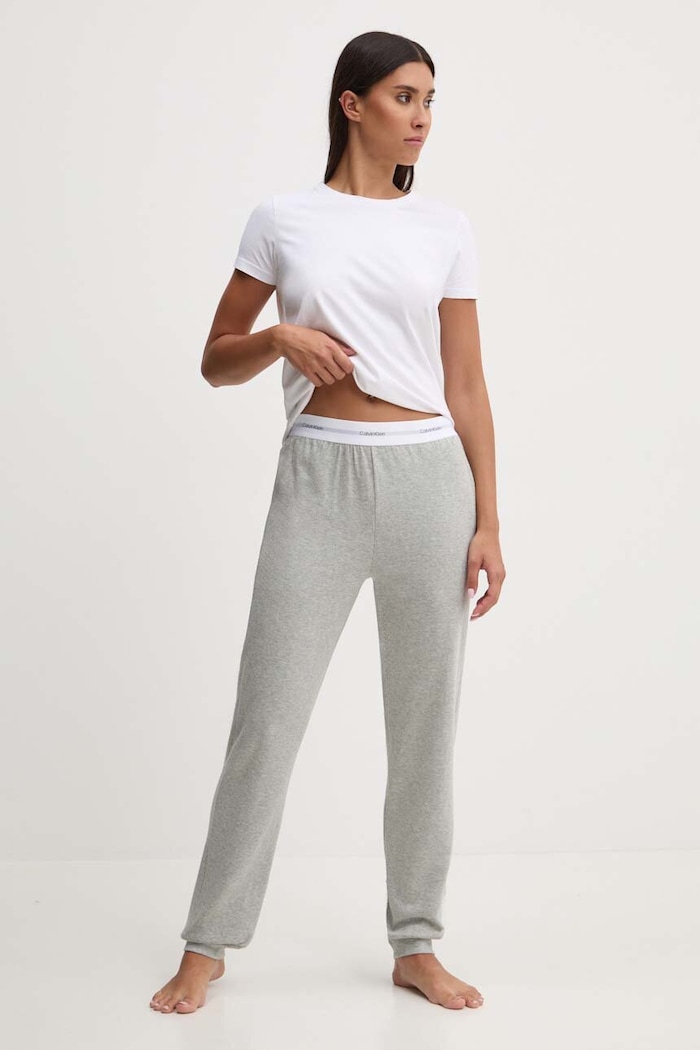 Παντελόνι πιτζάμας Calvin Klein Underwear 000QS7271E γκρί SS25