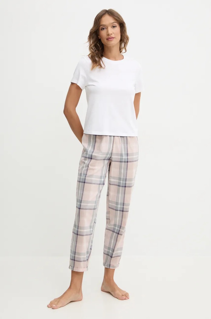 Pamučna homewear majica Calvin Klein Underwear 000QS7328E bijela AA00