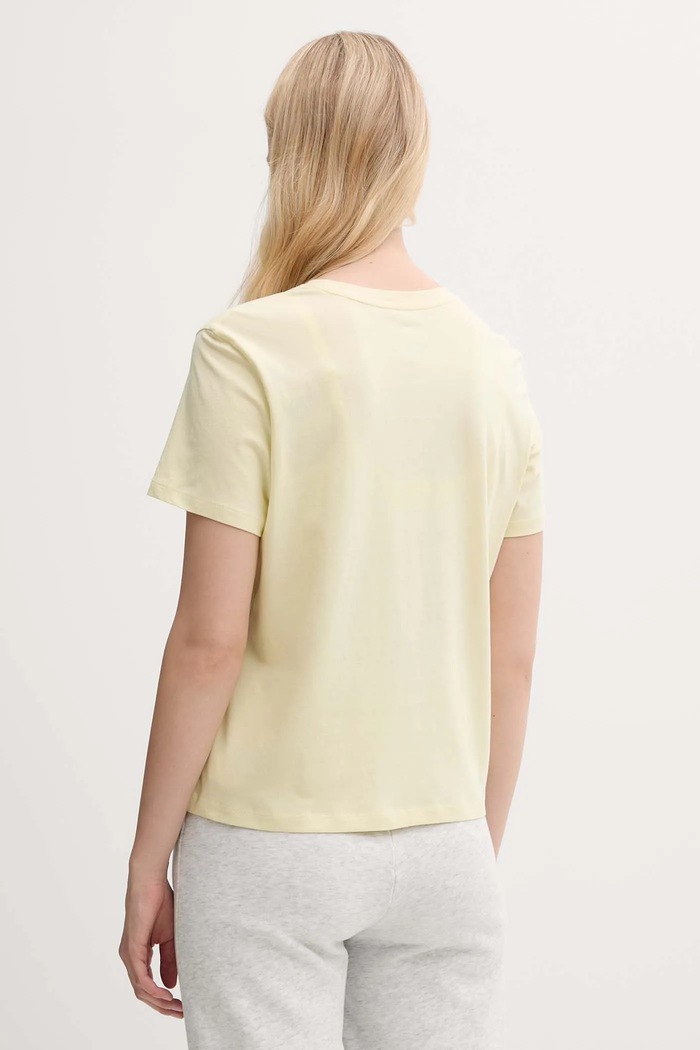 Pamučna homewear majica Calvin Klein Underwear 000QS7328E zlatna AA00