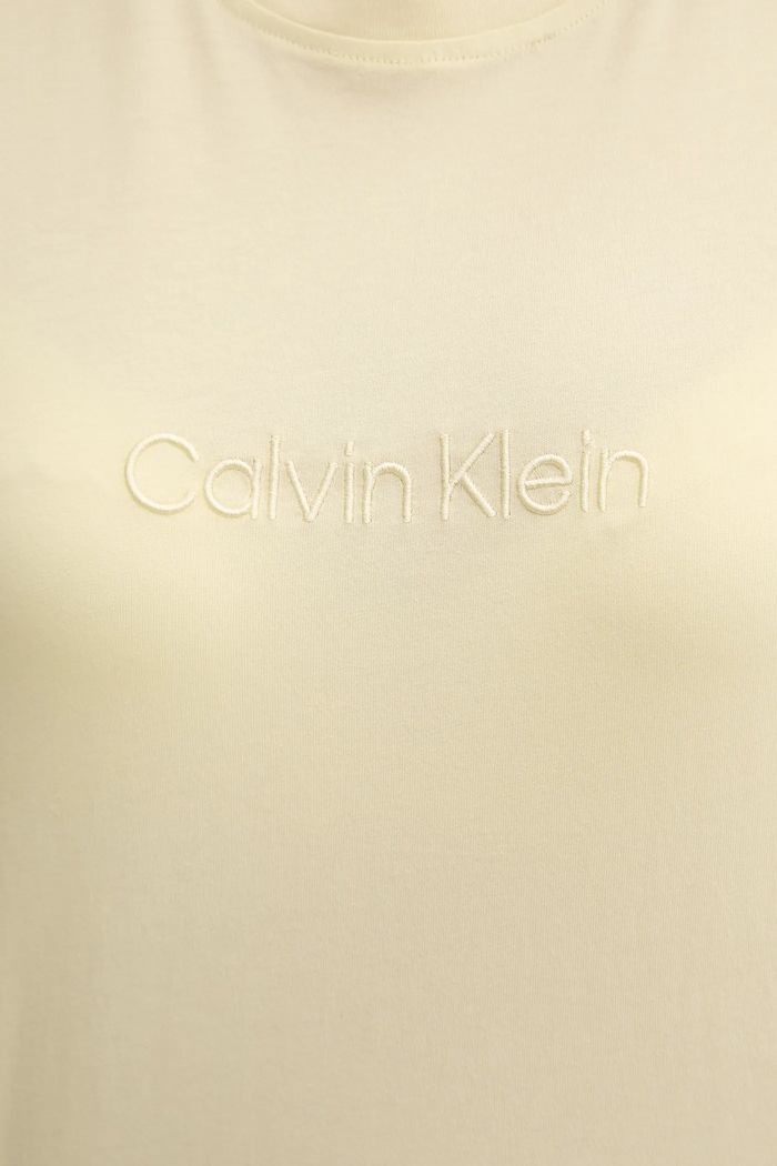 Pamučna homewear majica Calvin Klein Underwear zlatna 000QS7328E