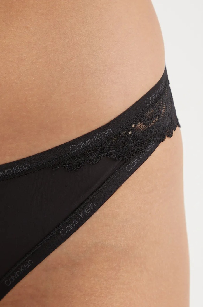 Brazílske nohavičky Calvin Klein Underwear čierna 000QF7829E