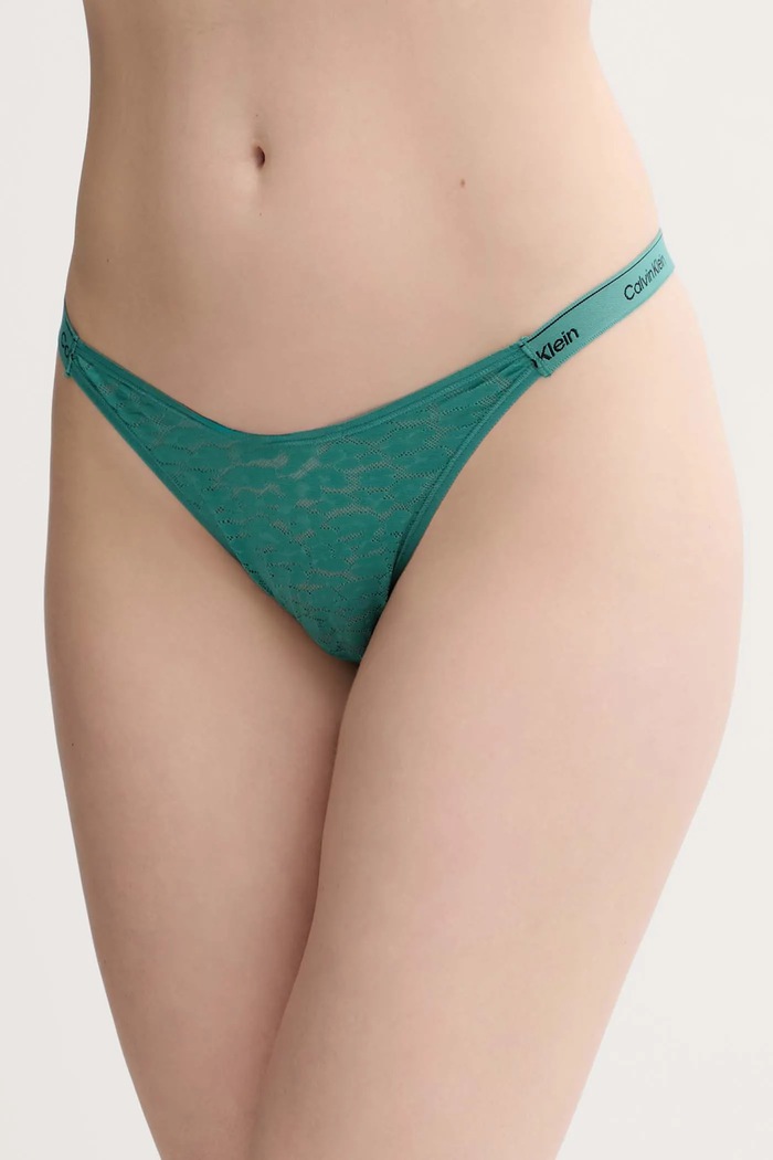 Calvin Klein Underwear perizoma turchese 000QD5154E