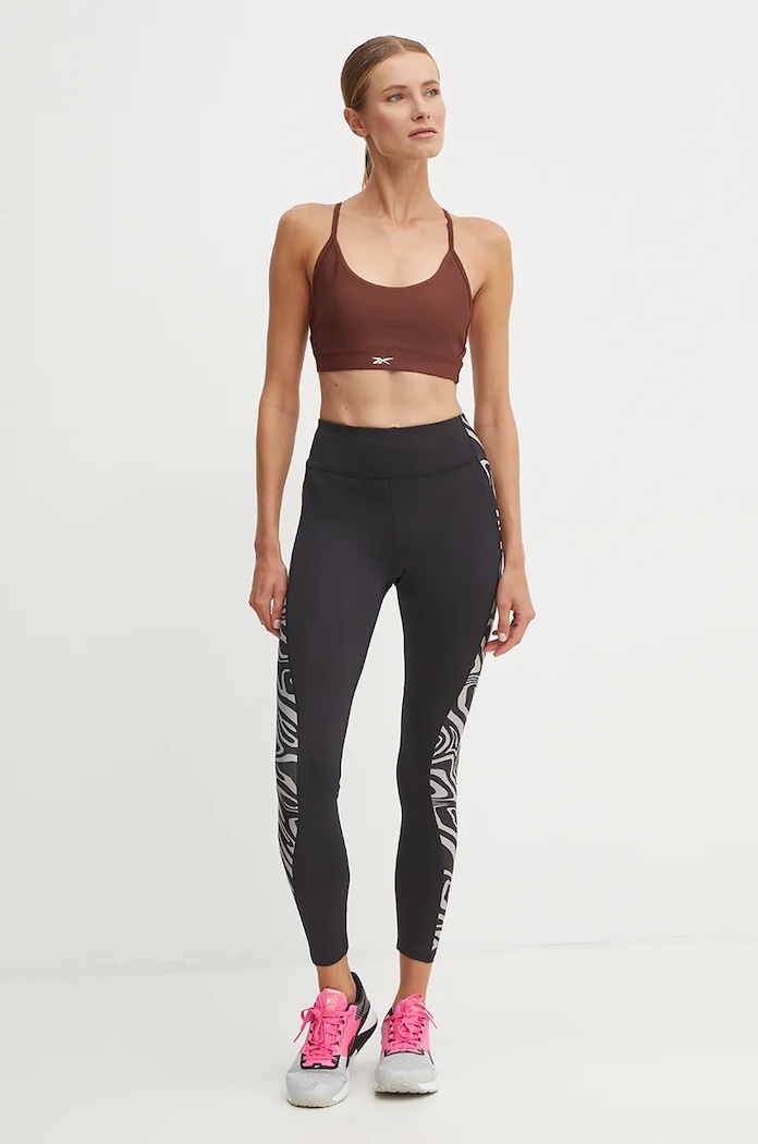 Αθλητικό σουτιέν Reebok LUX Collection 100206201 καφέ AW24