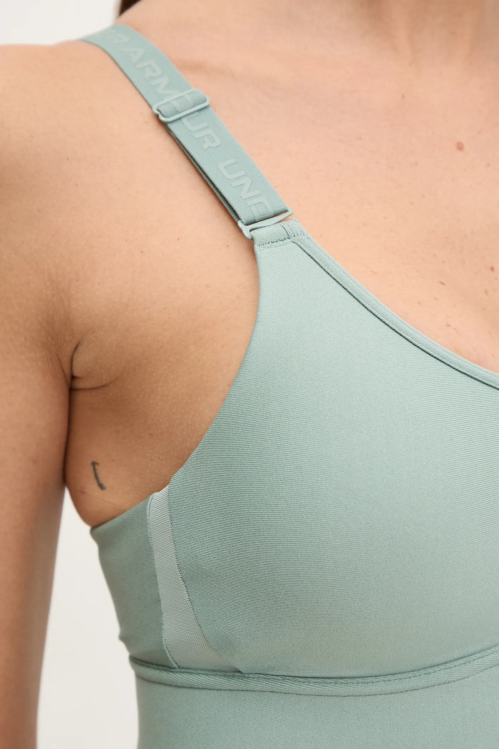 Under Armour sportovní podprsenka Infinity 1384123 zelená