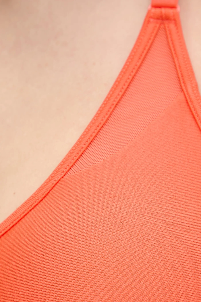 Under Armour sutien sport Crossback Low 1386424 portocaliu