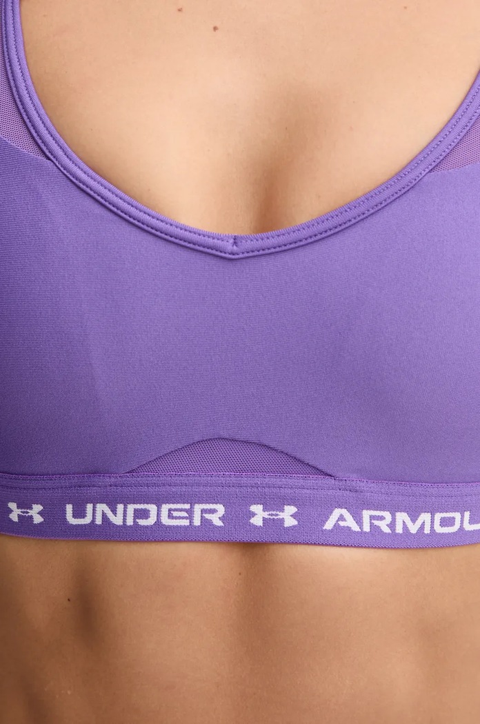 Under Armour biustonosz sportowy Crossback Low 1386424 fioletowy