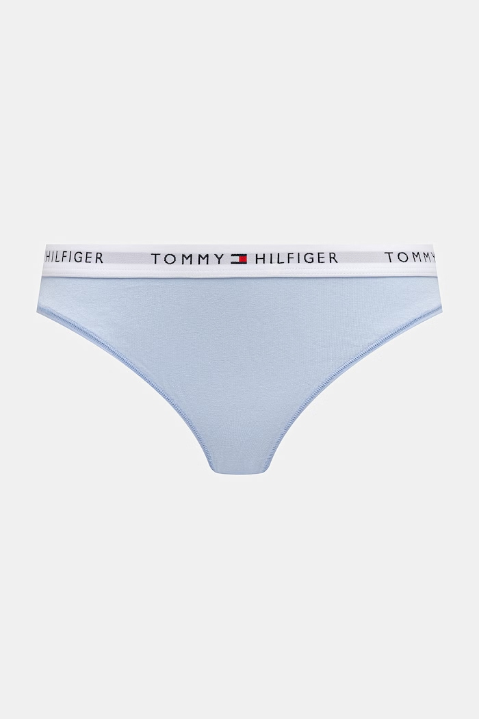 Oblečenie Tommy Hilfiger nohavičky dámske bavlnené s elastanom 3-pak UW0UW05529 tmavomodrá