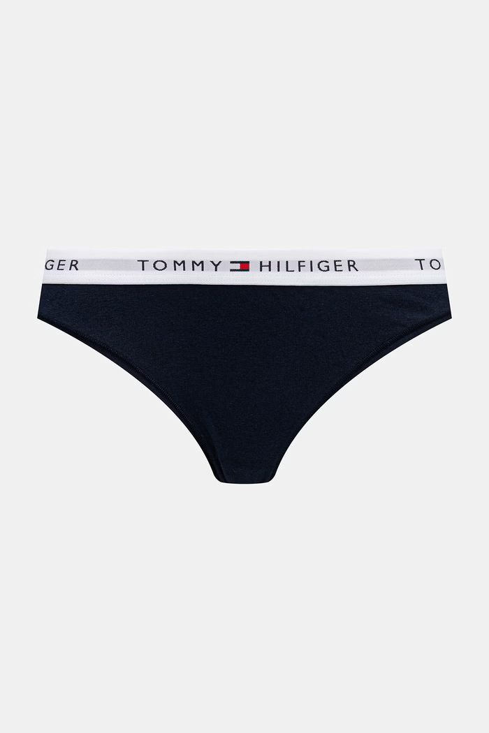 Tommy Hilfiger tangá dámske 3-pak UW0UW05530 tmavomodrá SS26