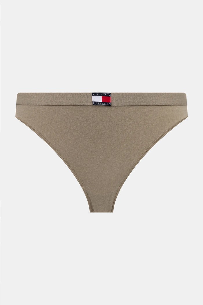 Ρούχα Tommy Hilfiger Στρινγκ γυναικεία βαμβάκι με ελαστάν 5-pack UW0UW05642 γκρί