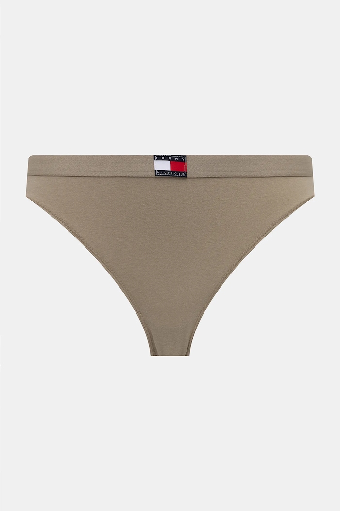 Ρούχα Tommy Hilfiger Στρινγκ γυναικεία βαμβάκι με ελαστάν 5-pack UW0UW05642 γκρί