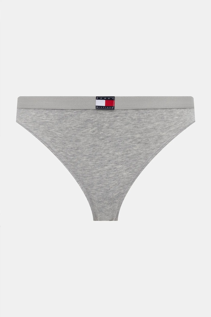 Tommy Hilfiger Στρινγκ γυναικεία βαμβάκι με ελαστάν 5-pack γκρί UW0UW05642