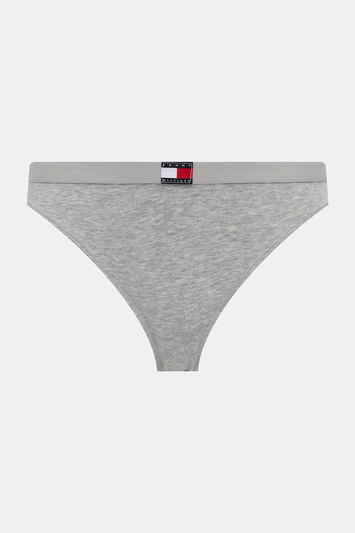 Tommy Hilfiger Στρινγκ γυναικεία βαμβάκι με ελαστάν 5-pack γκρί UW0UW05642