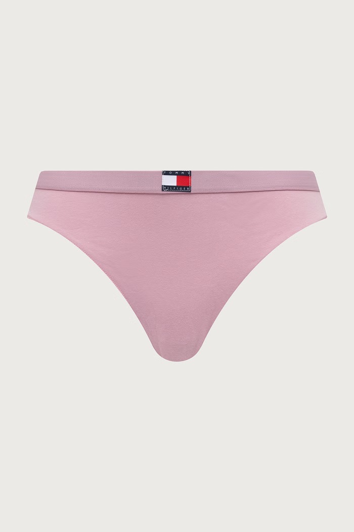 Odzież Tommy Hilfiger Stringi damskie bawełniane z elastanem 5-pack UW0UW05642 różowy