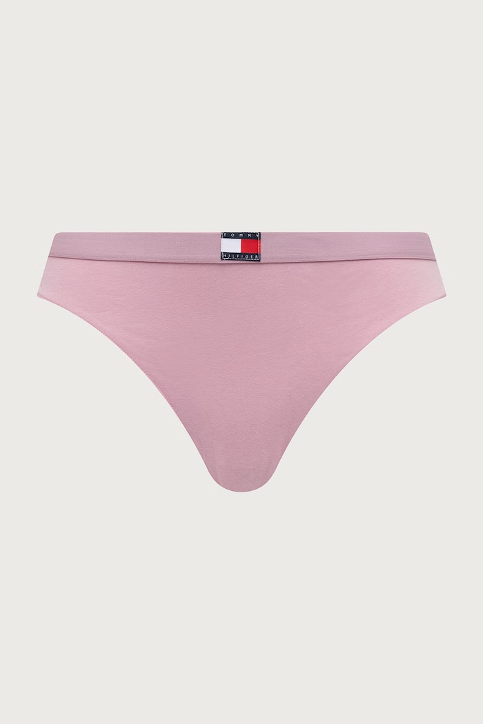 Odzież Tommy Hilfiger Stringi damskie bawełniane z elastanem 5-pack UW0UW05642 różowy